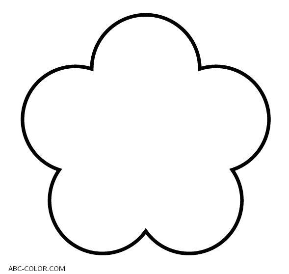 Цветок шаблон