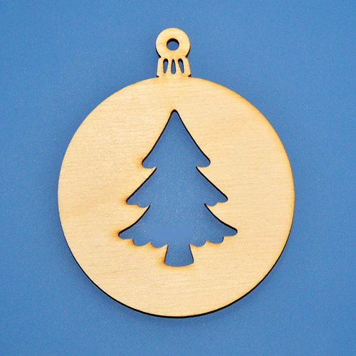 Новогодние шары из фанеры