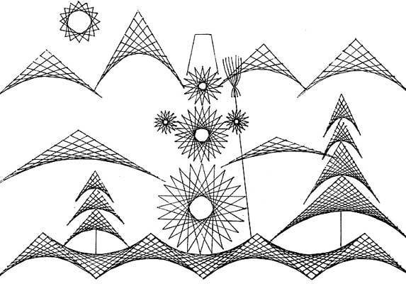 Схемы для изонити