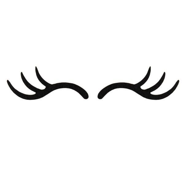 Ресницы трафарет