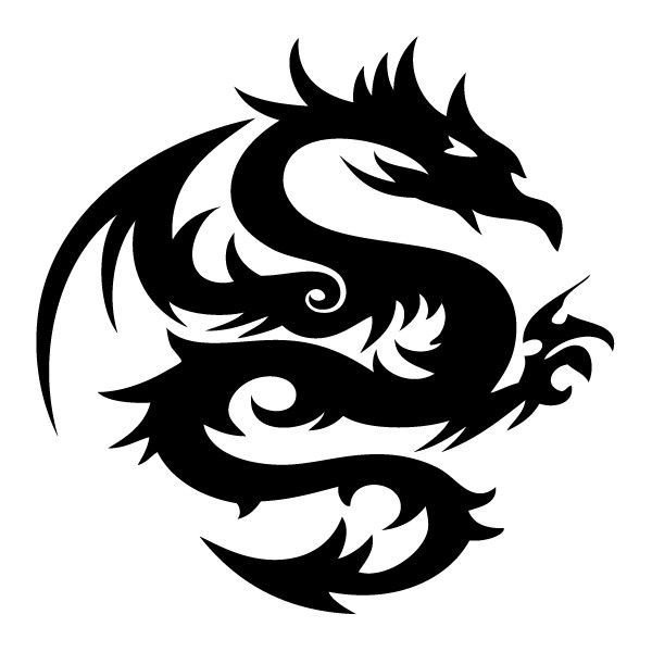 Тату дракон