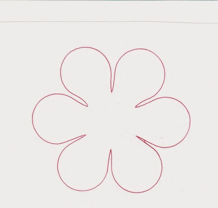 Трафарет цветов для вырезания