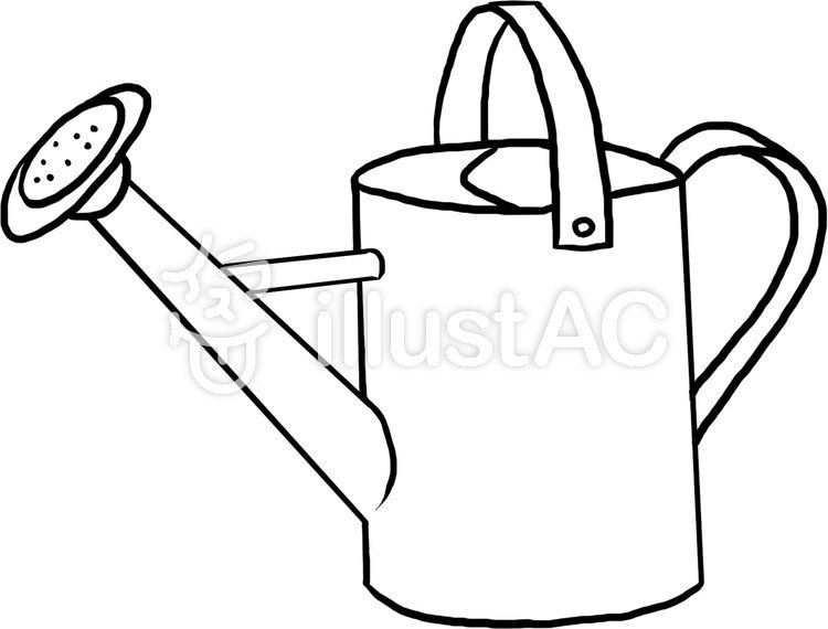 Лейка черно белая для детей