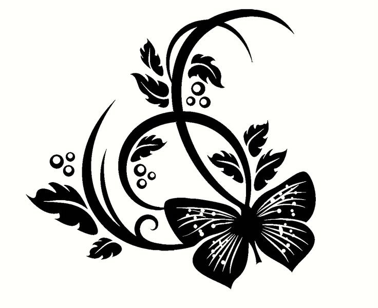 Трафареты цветов для декора