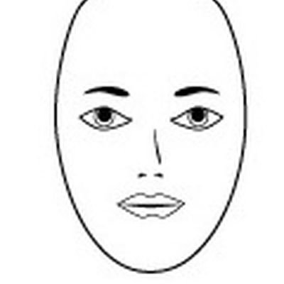 Макет лица
