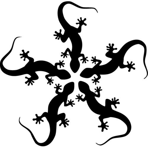 Ящерица орнамент