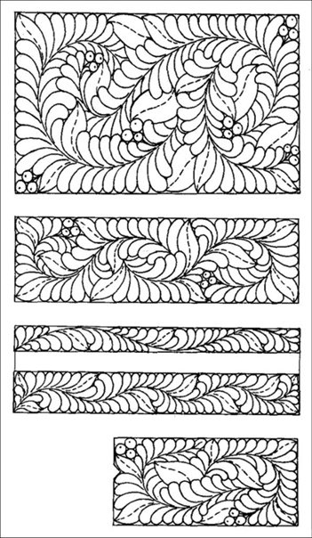 Абрамцево-Кудринская резьба эскизы