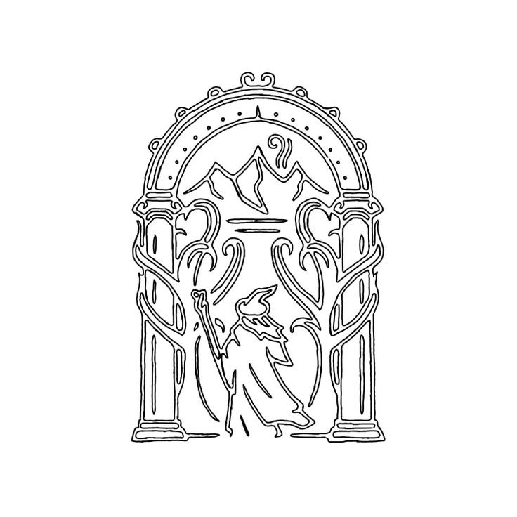 Ворота Мории Властелин колец