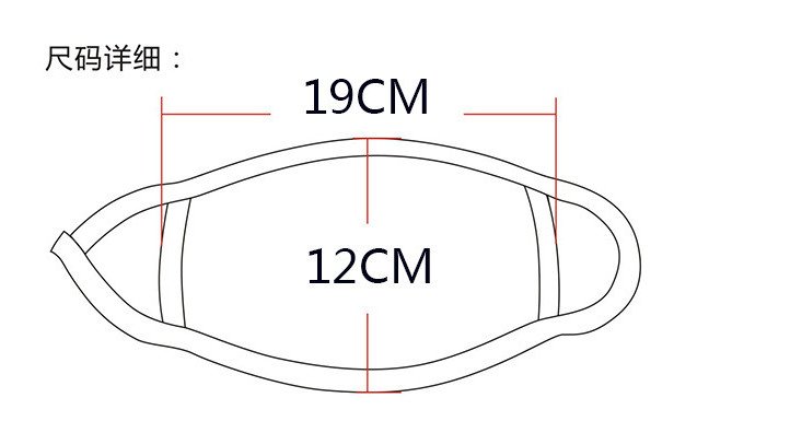 Чертеж маски для лица