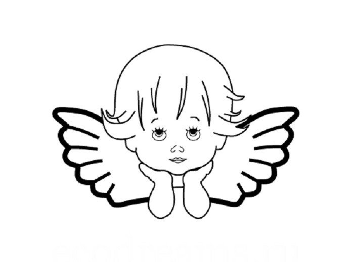 Ангел нарисовать
