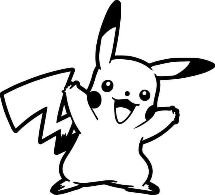 Покемон черно белый