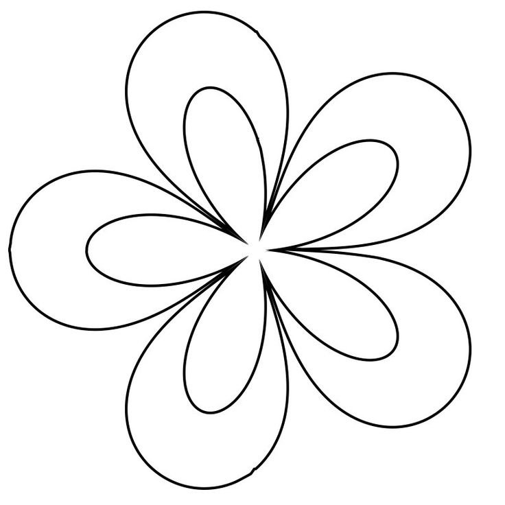 Трафарет "цветы"