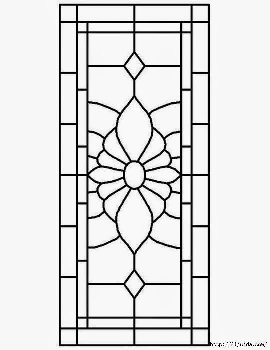 Энид спереди витража