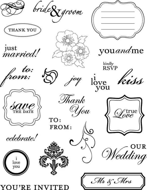 Скрапбукинг декор печать