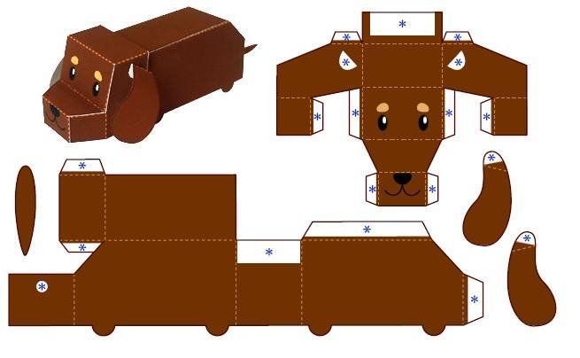 Объемные игрушки из бумаги