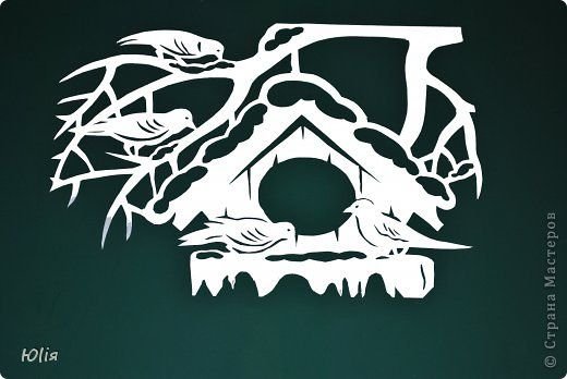 Вытынанки кормушка