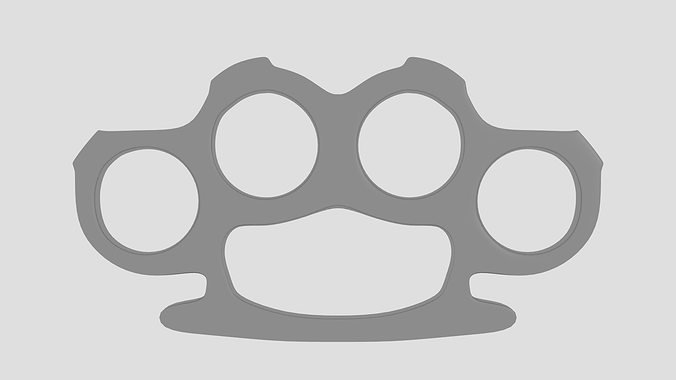 Кастет чертеж