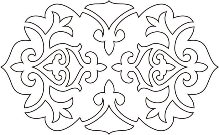 Орнамент казахский национальный