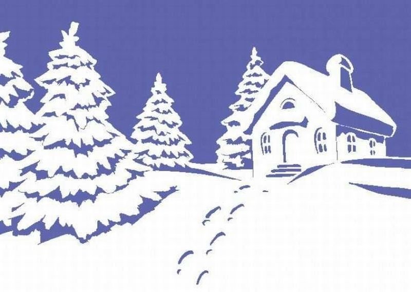 Сугробы на окна к новому году