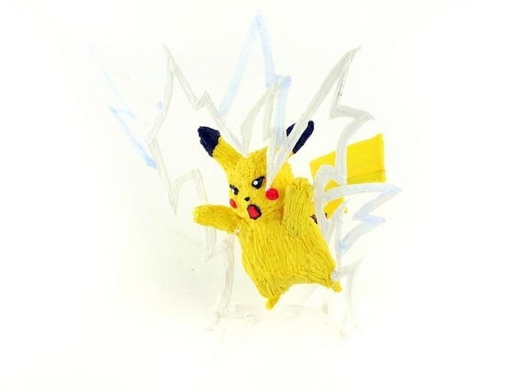 Пикачу из 3d ручки