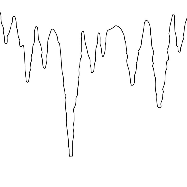 Сосульки шаблоны для вырезания