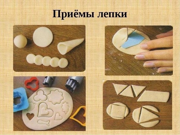 Изделия из теста для лепки для детей