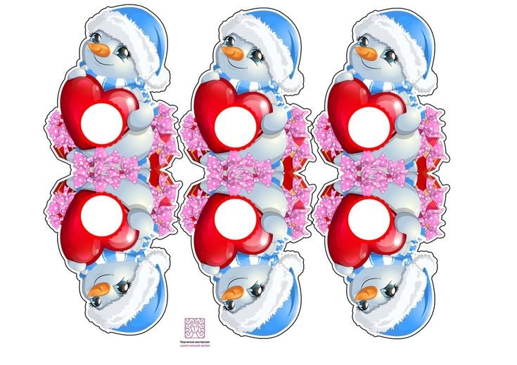 Новогодняя упаковка для Чупа чупса