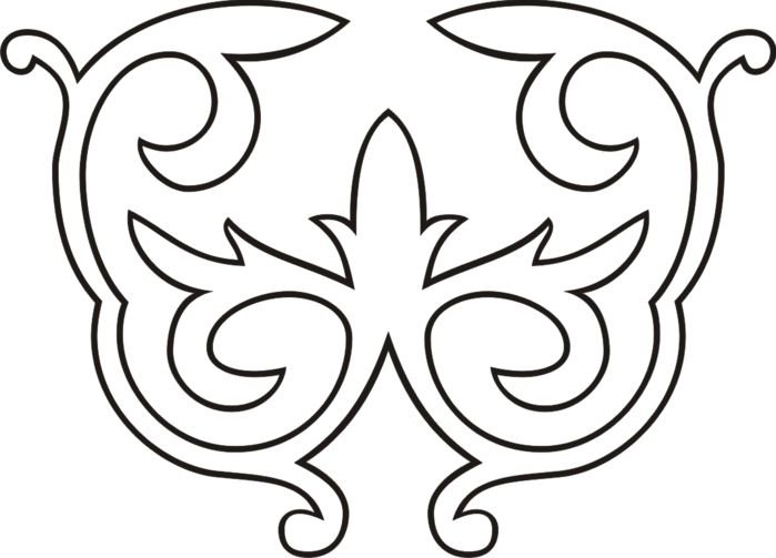 Трафарет узоры