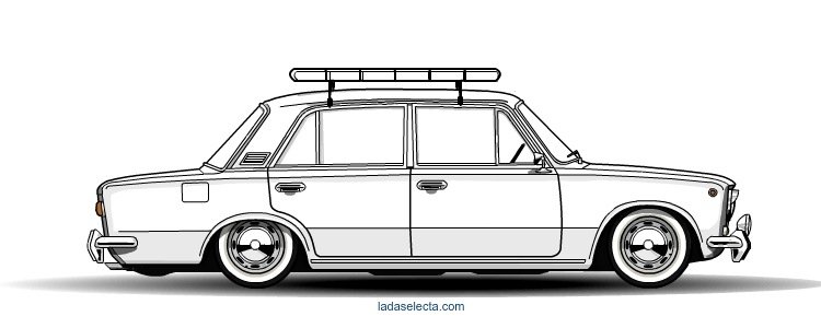 Багажник на крышу ВАЗ 2102