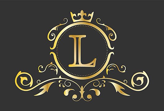 Слово VIP вензелями на латинском