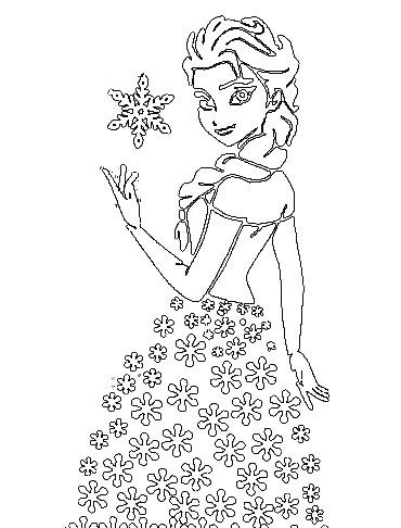 Эльза вытынанка на окно