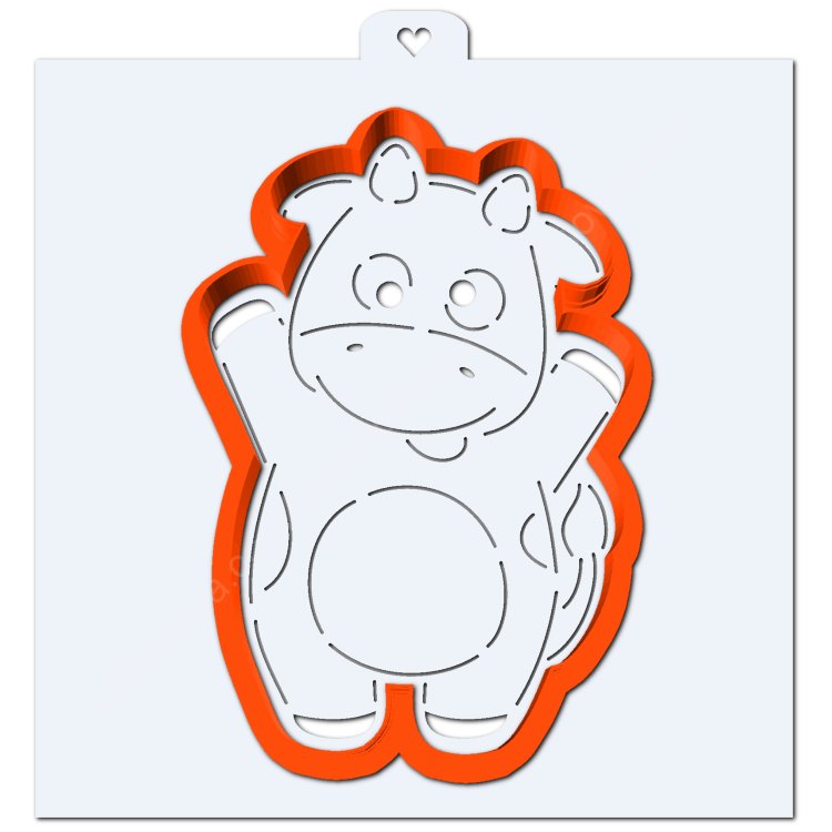 Трафареты для пряников животные