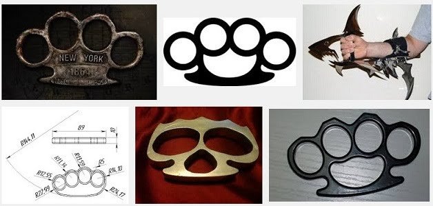 Кастет Размеры