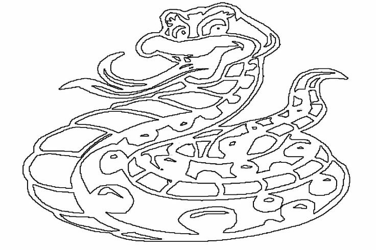 Вытынанки змея