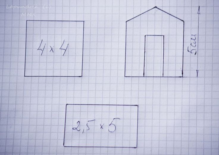 Домик на чашку пряник выкройка