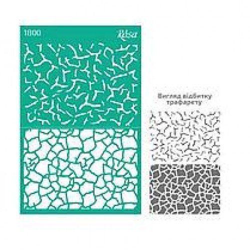 Трафарет кракелюры