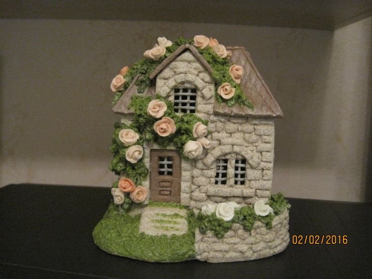 Домики из холодного фарфора