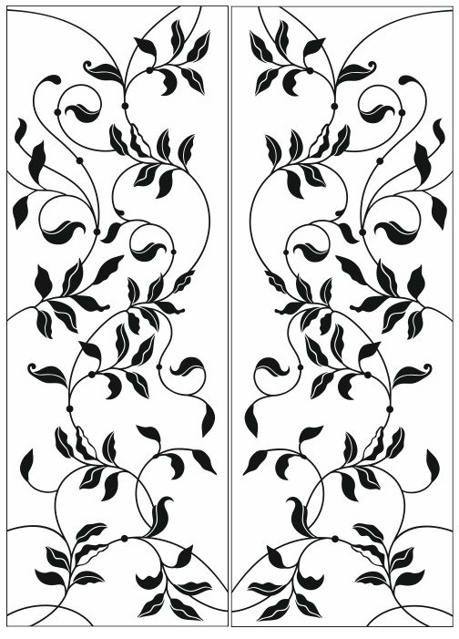 Растительный орнамент на мебели