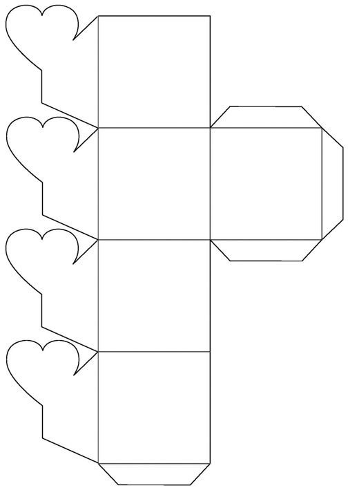 Схемы коробочек для подарков