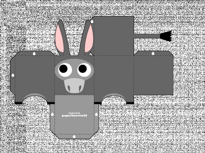 Развёртки животных из бумаги