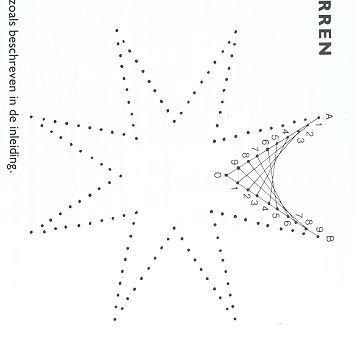 Изонить Снежинка схема для детей