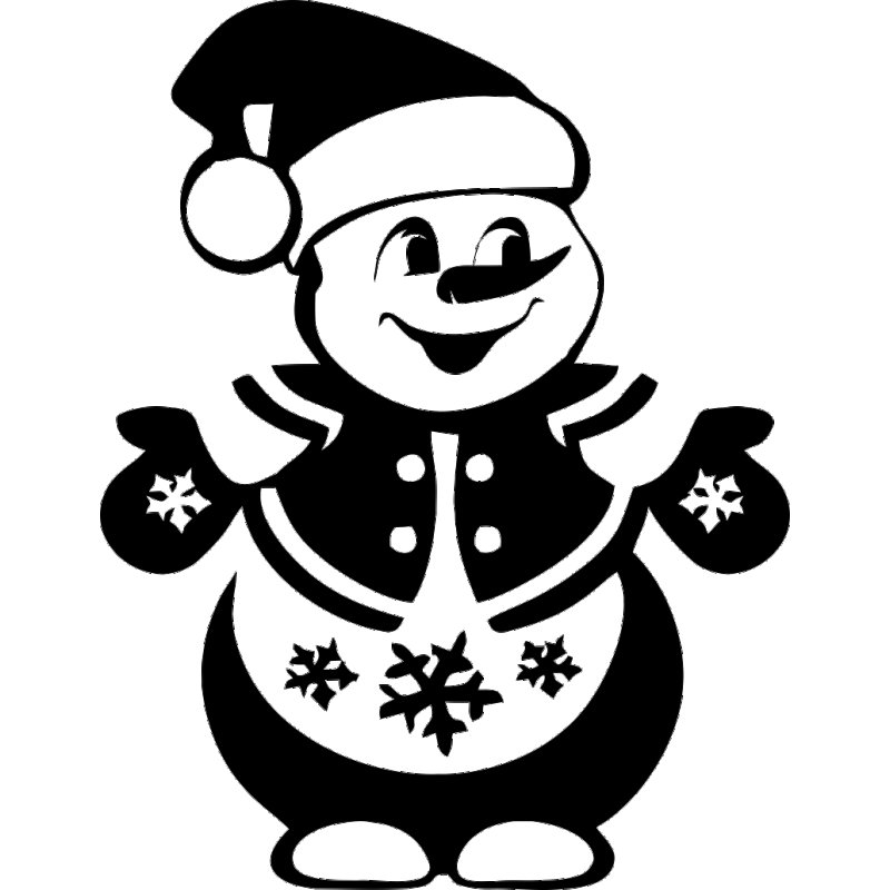 Новогодние трафаретымна окна