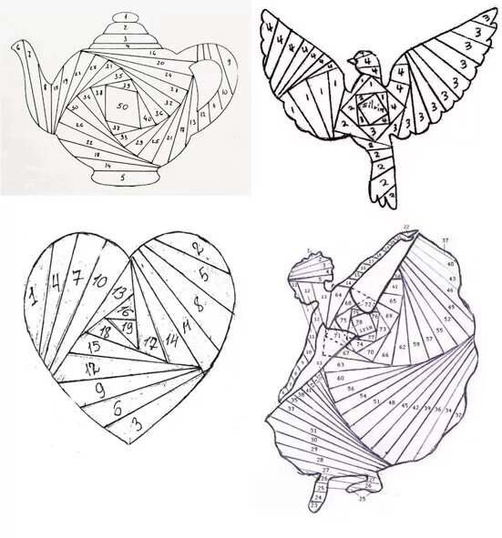 Техника Айрис-фолдинг воздушный шар