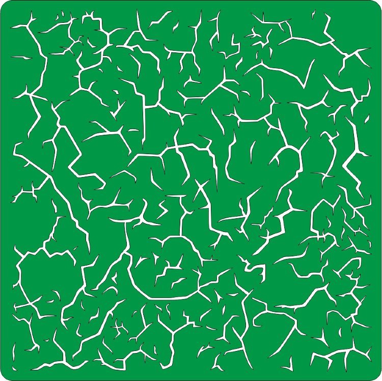 Трафарет на клеевой основе кракле