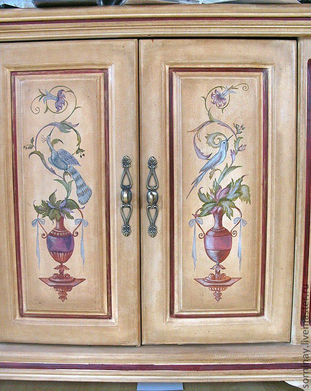 Мебель ручная роспись