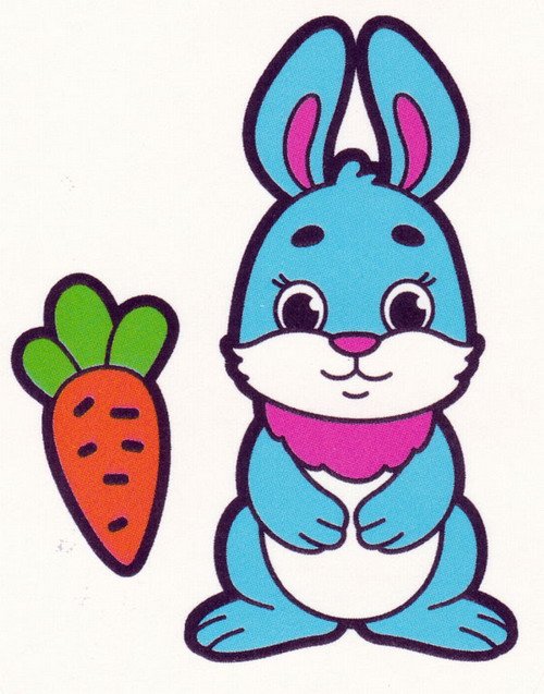 Цветные зайчики