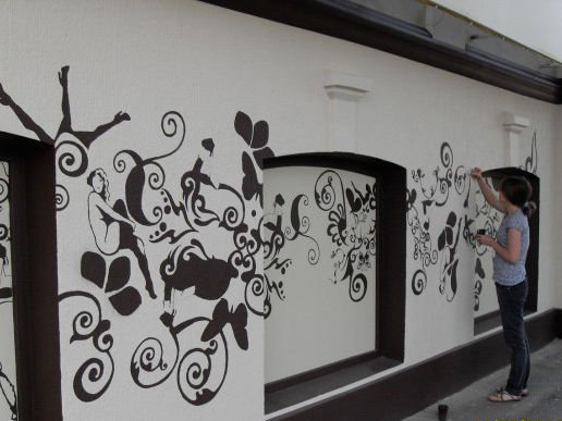 Трафарет для фасада