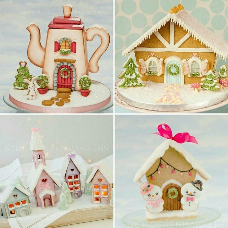 Пряничный домик на чашку