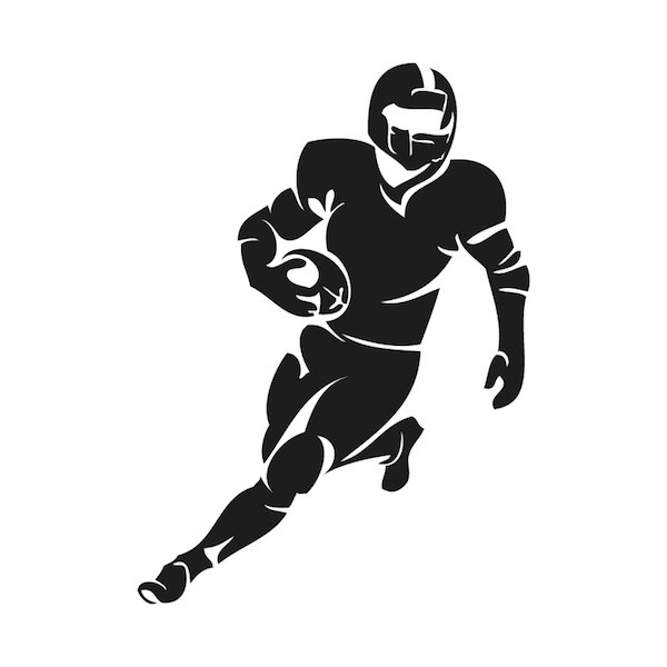 Силуэт футболиста