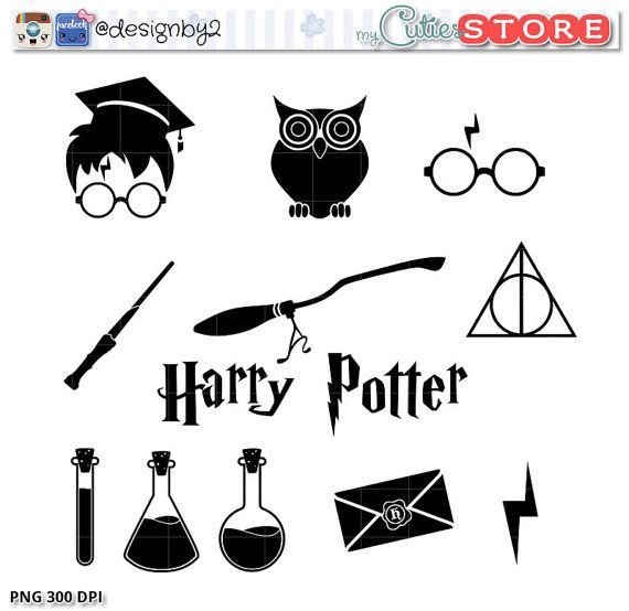Маленькие рисунки в стиле Гарри Поттера